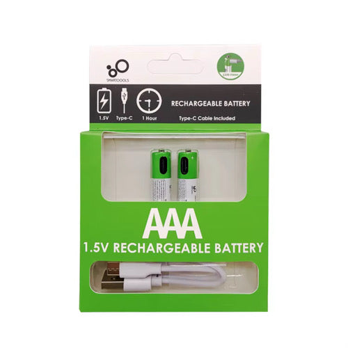 XZENERGY RB40 AAA 750mWh 1.5V Lithium-Ion Type-C Rechargeable Batteries 2 Pcs