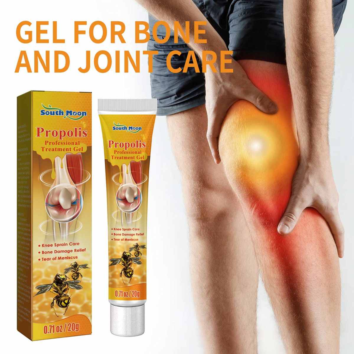 South Moon Propolis Professional Treatment Gel- ৩/৫ দিনের ভিতর ব্যাথা নিরাময় করতে সক্ষম।