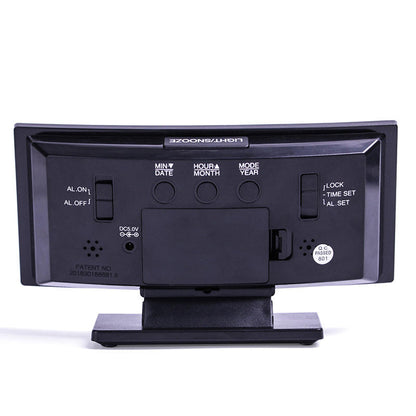 Temperature Snooze Function Home Decoration Clock Desk Table Clock Curved LED Screen Alarm Clocks for Kids Bedroom
